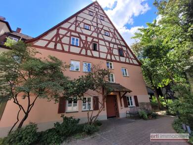 Wohnung zur Miete nur mit Wohnberechtigungsschein 336 € 2 Zimmer 61 m² EG frei ab sofort Hördlertorstraße 14 Stadtmitte Schwabach 91126