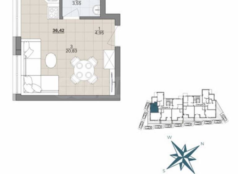 Studio zum Kauf 67.377 € 1 Zimmer 36 m² Varna