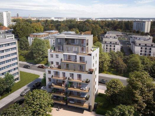Wohnung zum Kauf - Erstbezug provisionsfrei 511.000 € 2 Zimmer 82 m² 4. Geschoss Südvorstadt-Ost Dresden 01069