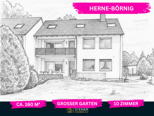 Doppelhaushälfte zum Kauf 499.000 € 10 Zimmer 160 m² 725 m² Grundstück Börnig Herne 44628