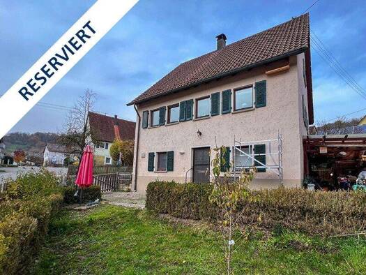 Einfamilienhaus zum Kauf 257.000 € 5 Zimmer 100,6 m² 254 m² Grundstück Enslingen Untermünkheim 74547