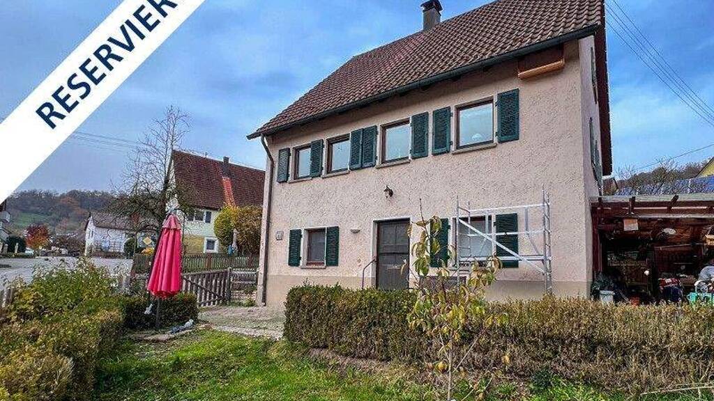 Einfamilienhaus zum Kauf 257.000 € 5 Zimmer 100,6 m² 254 m² Grundstück Enslingen Untermünkheim 74547