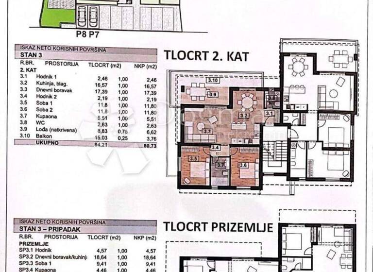 Wohnung zum Kauf 470.000 € 5 Zimmer 115 m² 1. Geschoss Malinska-Dubasnica