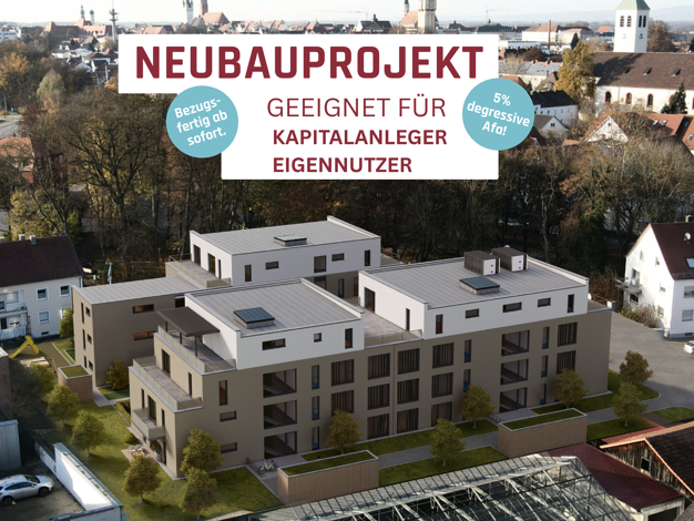 Wohnung zum Kauf - Erstbezug provisionsfrei 524.200 € 3 Zimmer 94,5 m² Straubing 94315