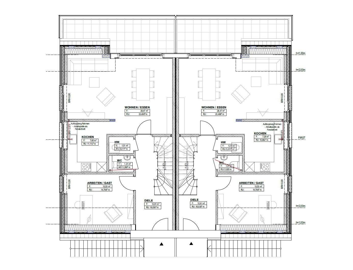 Maisonette zum Kauf provisionsfrei 506.500 € 3 Zimmer 86 m²<br/>Wohnfläche 1.<br/>Geschoss Roxel Münster 48161