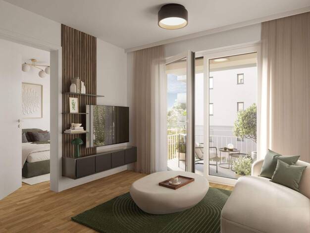 Wohnung zum Kauf - Neubau provisionsfrei 381.000 € 3 Zimmer 70,5 m² 3. Geschoss Nürnberger Str. 38 Kreuzstein Bayreuth 95448