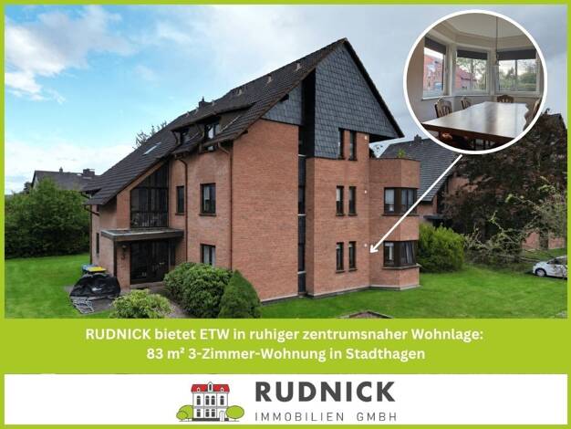 Wohnung zum Kauf 189.000 € 3 Zimmer 83 m² EG Stadthagen Stadthagen 31655