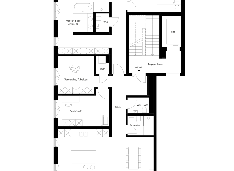 Wohnung zum Kauf provisionsfrei 4.460.000 € 4 Zimmer 160,2 m²<br/>Wohnfläche 1.<br/>Geschoss Bogenhausen München 81925