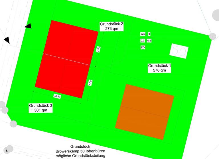 Grundstück zum Kauf als Kapitalanlage geeignet 433.000 € 1.150 m²<br/>Grundstück Stadt Ibbenbüren 49477