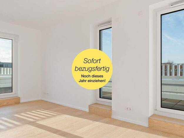 Penthouse zum Kauf - Erstbezug provisionsfrei 874.000 € 3 Zimmer 120,8 m² 4. Geschoss Bürgerstraße 53 Britz Berlin 12347