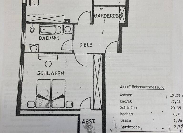 Wohnung zur Miete 730 € 2 Zimmer 63,2 m² Schrobenhausen 86529