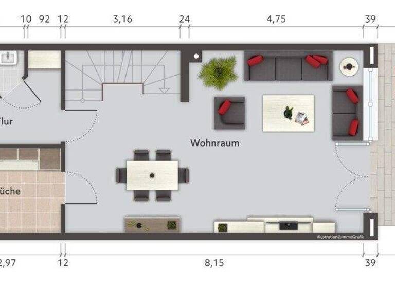 Reihenmittelhaus zum Kauf provisionsfrei 499.000 € 5 Zimmer 127 m² 207 m² Grundstück Glinde 21509