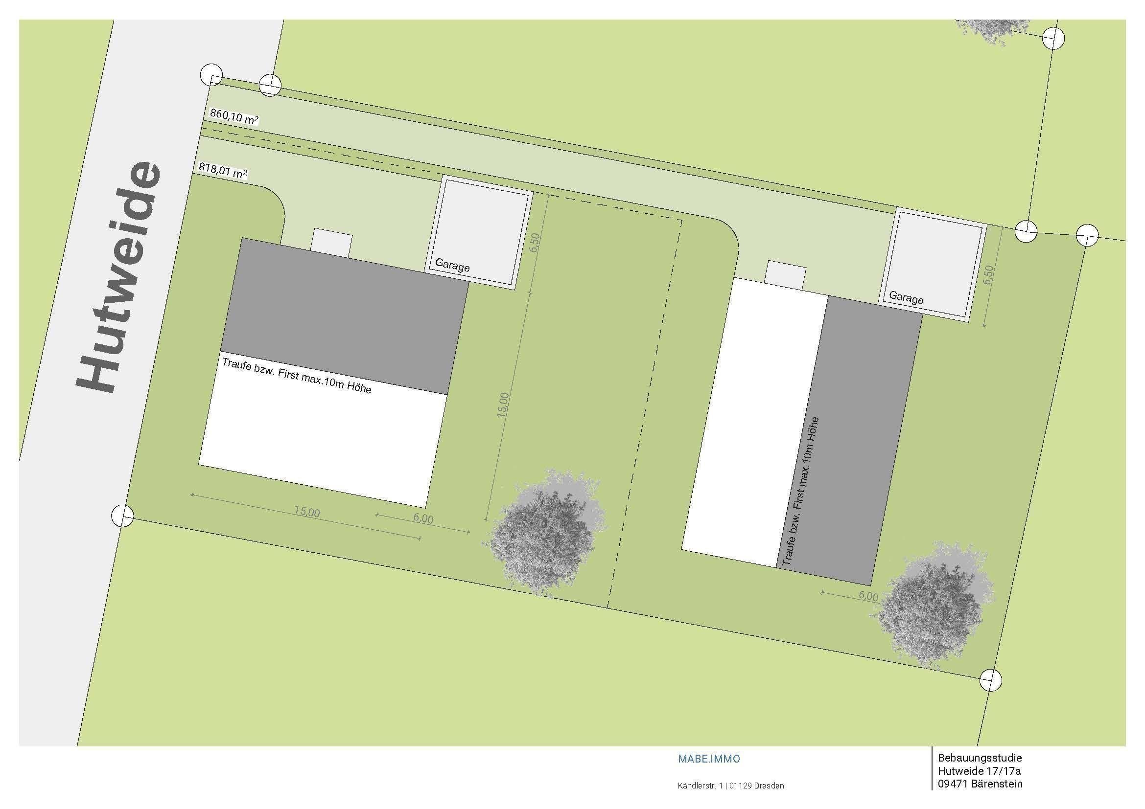 Grundstück zum Kauf 35.900 € 818 m²<br/>Grundstück Hutweide 17 Bärenstein Bärenstein 09471