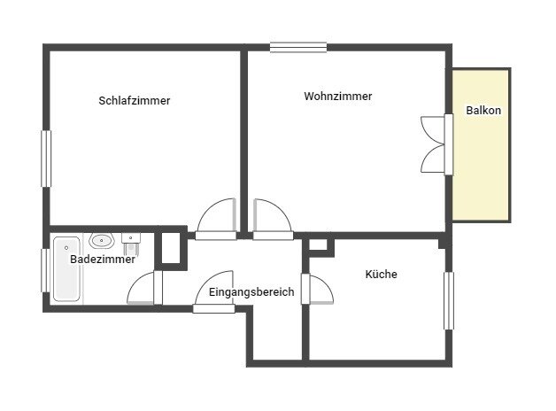 Wohnung zur Miete 449 € 2 Zimmer 52,4 m²<br/>Wohnfläche 1.<br/>Geschoss Goethestraße 5 Wirges 56422