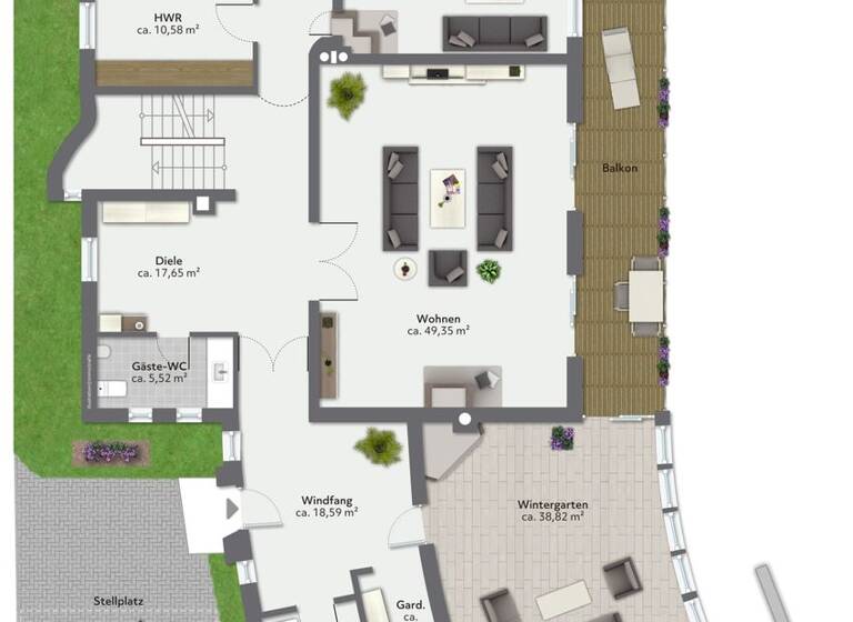 Einfamilienhaus zum Kauf 1.250.000 € 7 Zimmer 322 m² 2.595 m² Grundstück St Georgen St. Georgen 83368