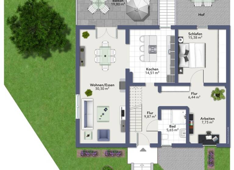 Einfamilienhaus zum Kauf 149.000 € 4 Zimmer 107 m² 967 m² Grundstück Uchtelfangen Illingen 66557