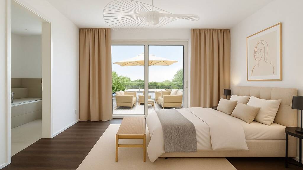 Penthouse zum Kauf - Neubau provisionsfrei 1.215.000 € 4 Zimmer 159,4 m² 4. Geschoss Fuhlsbüttel Hamburg 22335