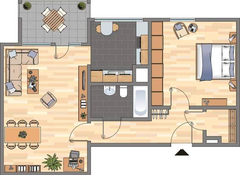 Wohnung zur Miete 443 € 2 Zimmer 53,1 m² 4. Geschoss frei ab 17.04.2026 Waterloostraße 4 Nette Dortmund 44359