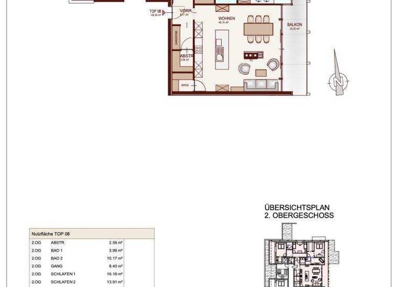 Wohnung zum Kauf - Erstbezug 2.394.500 € 4 Zimmer 138,6 m² Seeboden am Millstätter See 9871