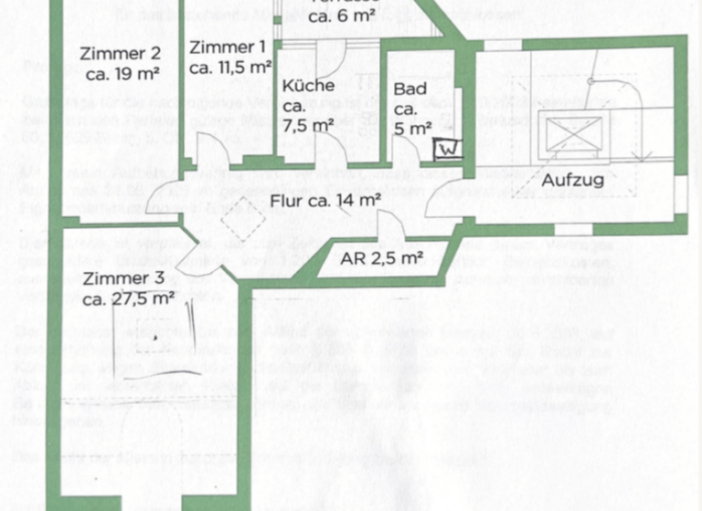 Wohnung zum Kauf 598.000 € 3 Zimmer 90 m²<br/>Wohnfläche 5.<br/>Geschoss Charlottenburg Berlin 10629