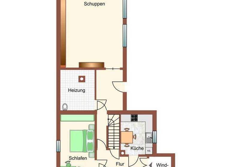 Einfamilienhaus zum Kauf 119.000 € 4 Zimmer 137 m² 989 m² Grundstück Drangstedt 27624