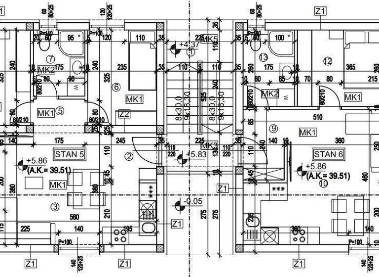 Studio zum Kauf 180.000 € 1 Zimmer 90 m² 2. Geschoss Okrug