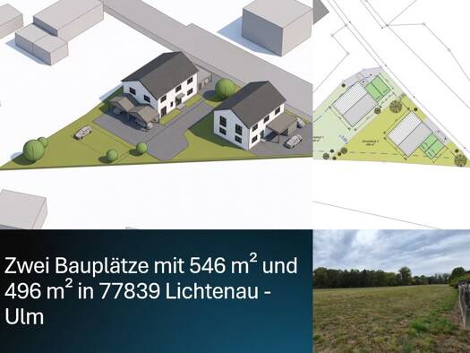 Grundstück zum Kauf 93.670 € 496 m² Grundstück Ulm Lichtenau 77839