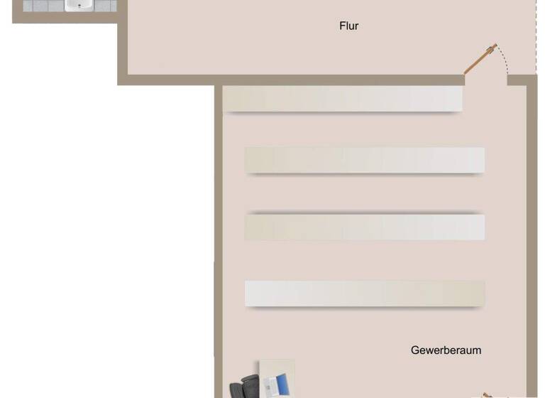 Bürofläche zur Miete provisionsfrei 1 Zimmer Flugfeld Böblingen 71034