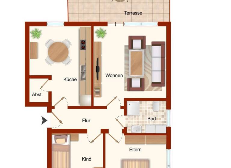 Wohnung zum Kauf 175.000 € 3 Zimmer 79 m² Hage 26524