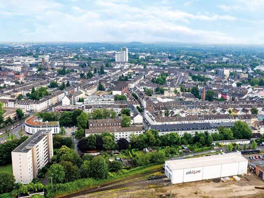 Grundstück zum Kauf 95.000 € 3.947 m² Grundstück Bahnstraße 44 Cracau Krefeld 47799