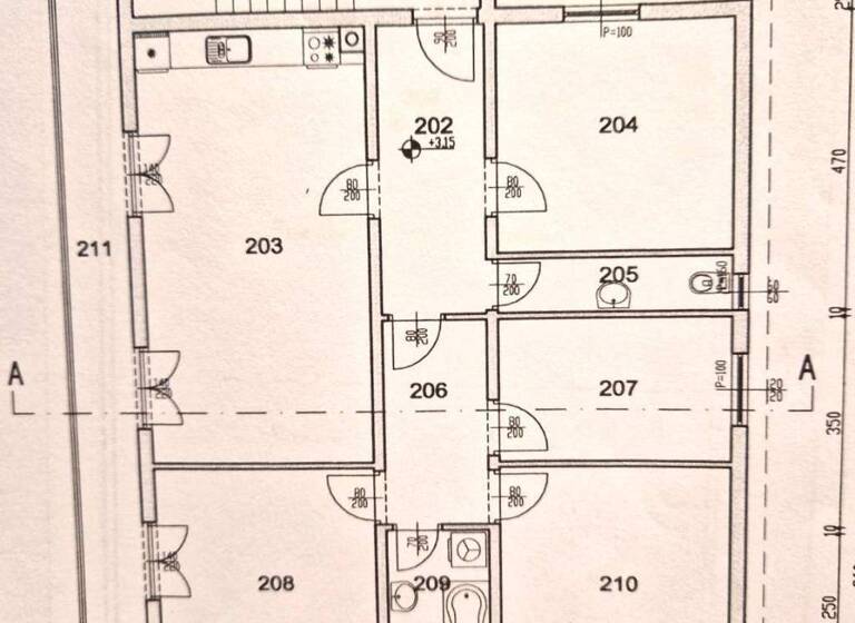 Wohnung zum Kauf 200.000 € 4 Zimmer 193 m² 1. Geschoss Sibenik