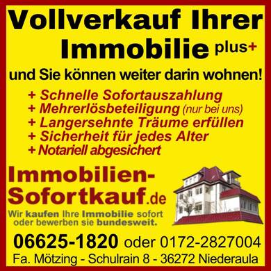Einfamilienhaus zum Kauf 12.345 € 1 Zimmer 12.345 m² 12.345 m² Grundstück Musterstr. 1 Nordend Fulda 36037