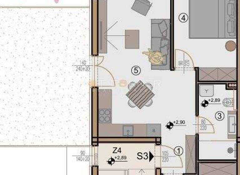 Wohnung zum Kauf 241.605 € 3 Zimmer 69 m² 2. Geschoss Medulin Stari Medulin
