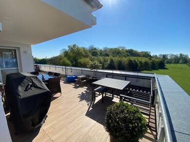 Penthouse zur Miete 1.400 € 3,5 Zimmer 100 m² Geschoss 2/2 frei ab 01.12.2025 Achstetten Achstetten 88480