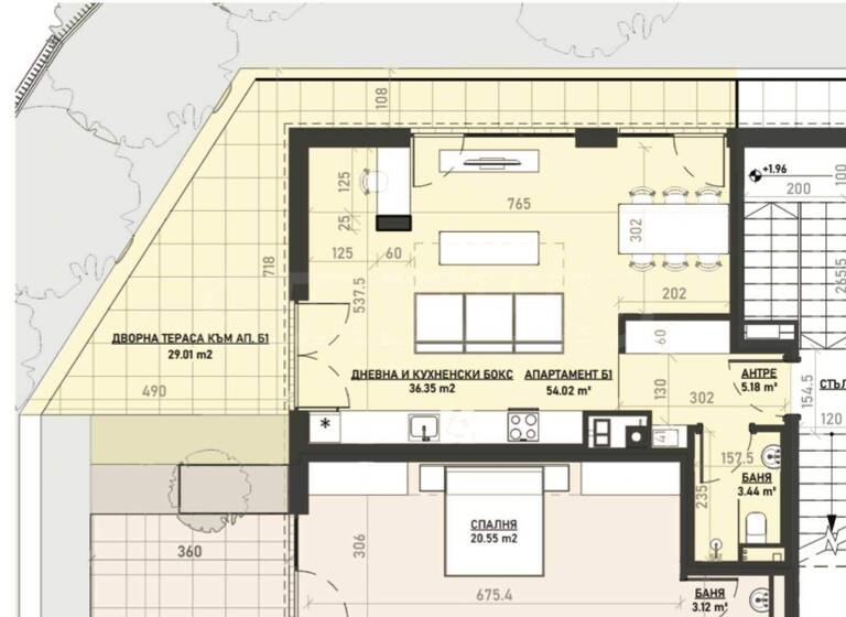 Studio zum Kauf 142.293 € 1 Zimmer 60,6 m² Sofia
