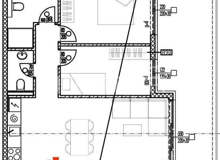 Wohnung zum Kauf 238.432 € 3 Zimmer 74 m² Okrug