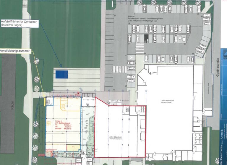 Laden zur Miete provisionsfrei 723 m² Verkaufsfläche Triniusstraße 27 Arnstadt 99310