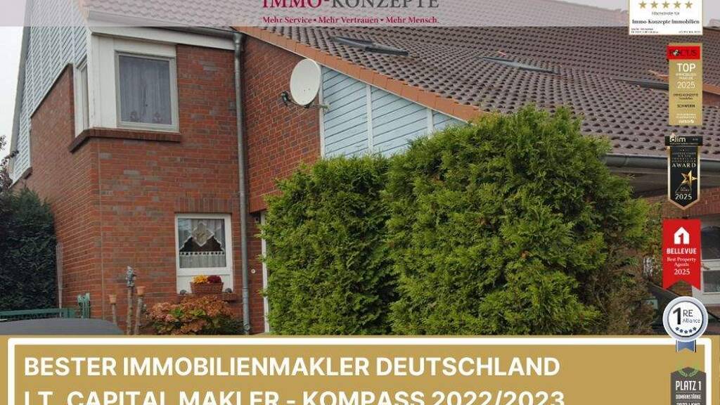 Reihenendhaus zum Kauf 249.000 € 5 Zimmer 97,3 m² 314 m² Grundstück Nienmarker Weg 43 Friedrichsthal Schwerin 19057