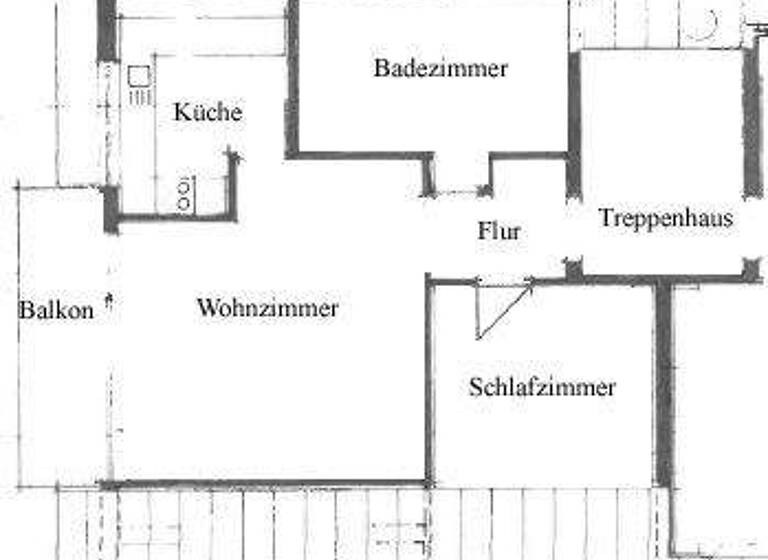Studio zur Miete 450 € 2 Zimmer 50 m² 3. Geschoss frei ab 01.05.2026 Freudenstadt 72250