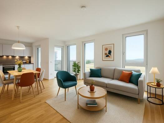 Wohnung zur Miete - Erstbezug 925 € 2 Zimmer 59,2 m² 2. Geschoss Hannover 30539