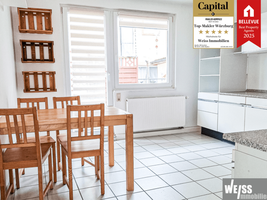 Wohnung zur Miete 650 € 2 Zimmer 79 m² 1. Geschoss frei ab sofort Ochsenfurt 97199