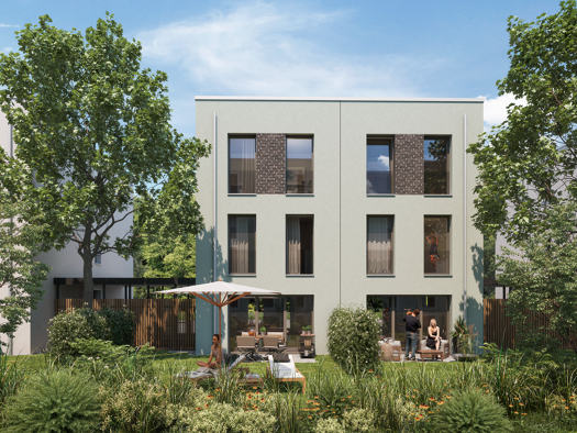 Doppelhaushälfte zum Kauf - Neubau provisionsfrei 603.350 € 5 Zimmer 150,5 m² 187 m² Grundstück Germaniastraße 22b Brühl 68782