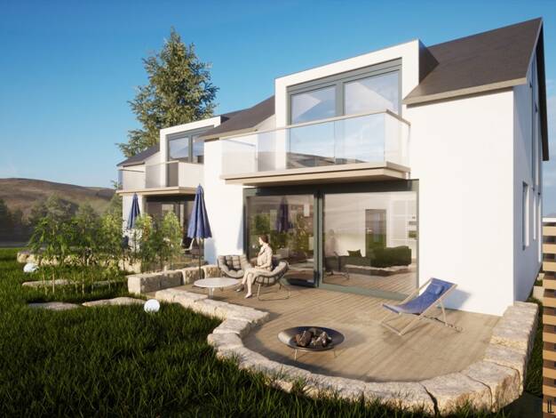 Doppelhaushälfte zum Kauf - Erstbezug 528.000 € 5 Zimmer 162 m² 500 m² Grundstück Rodder Eitorf 53783