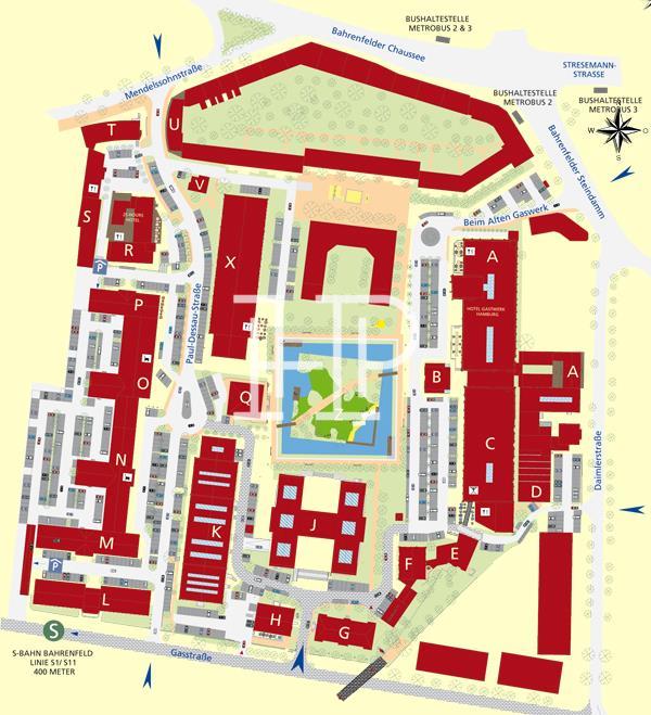 Büro-/Praxisfläche zur Miete 18 € 17.418,1 m²<br/>Bürofläche ab 160,8 m²<br/>Teilbarkeit Bahrenfeld Hamburg 22761