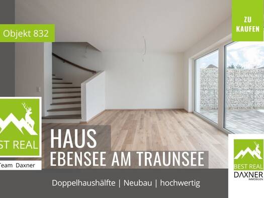 Doppelhaushälfte zum Kauf 489.000 € 4 Zimmer 114 m² 345 m² Grundstück Ebensee am Traunsee 4802