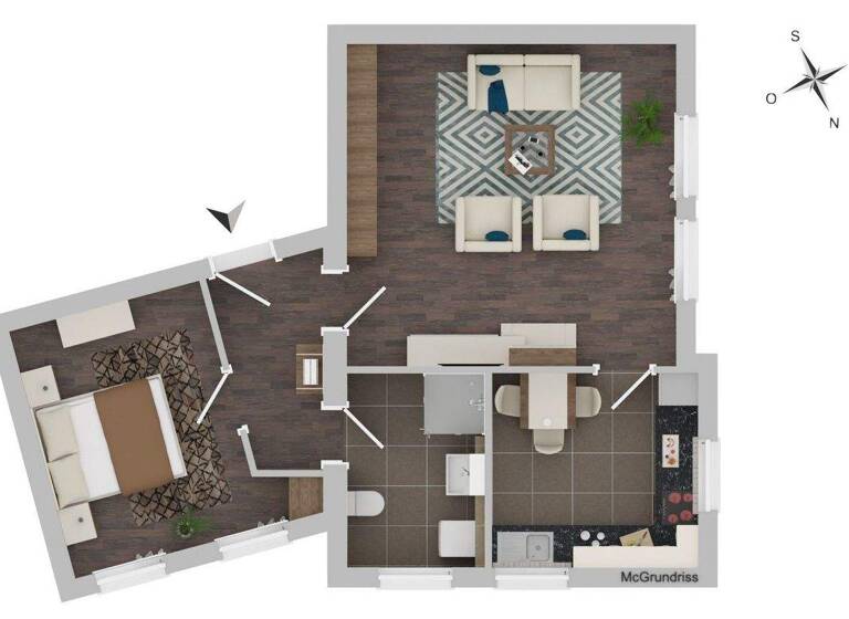 Wohnung zum Kauf provisionsfrei 155.000 € 2 Zimmer 54,3 m² 3. Geschoss Brühlervorstadt Erfurt 99084