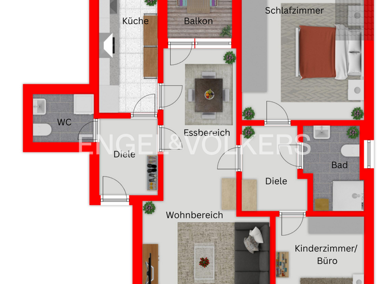 Wohnung zum Kauf 240.000 € 3 Zimmer 71 m² 2. Geschoss Hilden 40724