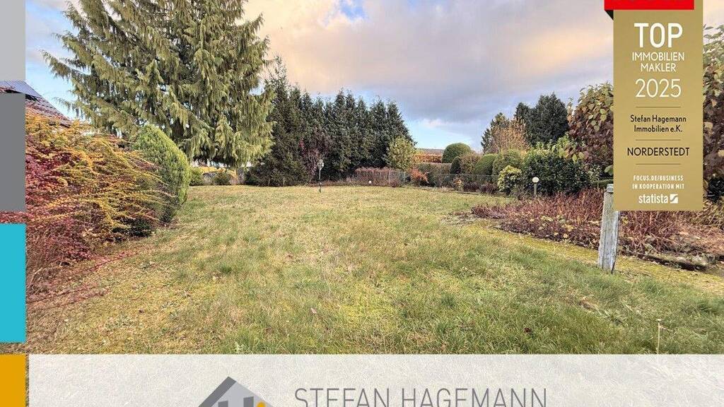 Grundstück zum Kauf provisionsfrei 495.000 € 991 m² Grundstück Glashütte Norderstedt 22851