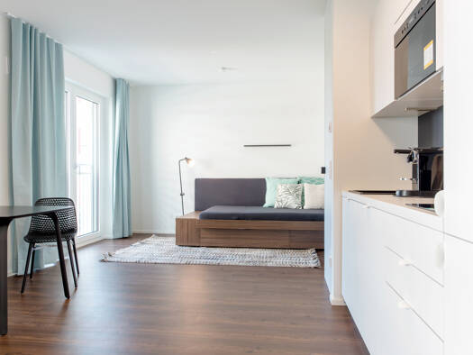 Wohnung zur Miete 1.180 € 1 Zimmer 34,9 m² 6. Geschoss frei ab sofort Leopoldstraße 204 Schwabing-Freimann München 80804