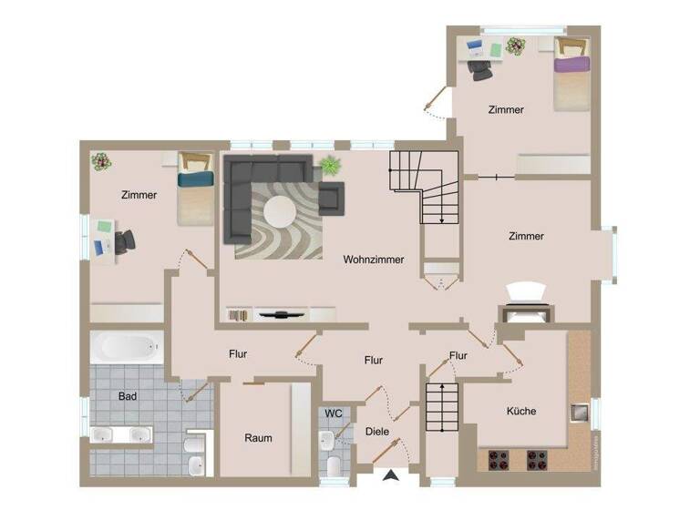 Einfamilienhaus zum Kauf 1.380.000 € 9 Zimmer 309 m² 671 m² Grundstück Mitte Dortmund / Gartenstadt 44141